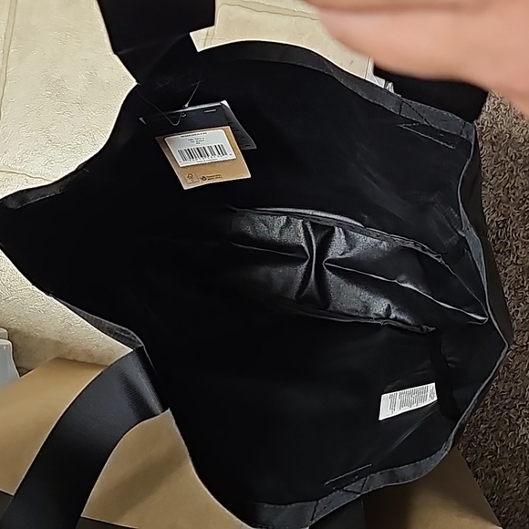 🔰 The North Face Logo Tote Exploration Without Compromise Black White‼️🛡 - Picture 10 of 11
